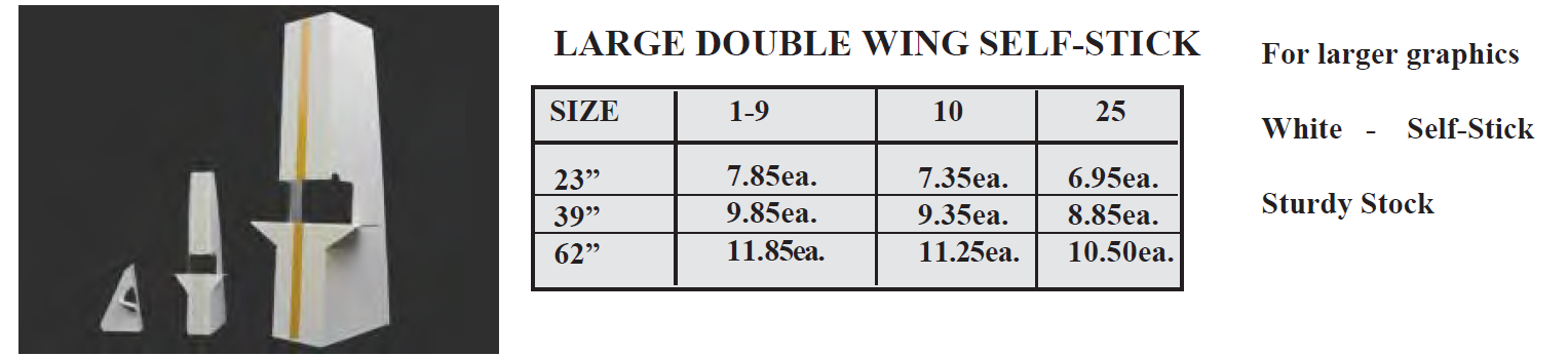easels large dec 2022 - Easels Card - Large Double Wing
