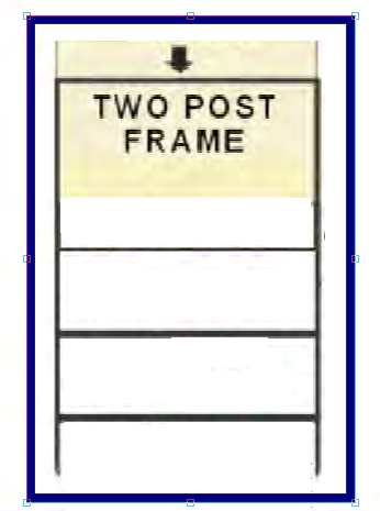 2 post frames 1 - "A-FRAMES"-SIGN HOLDERS-BANNER STANDS