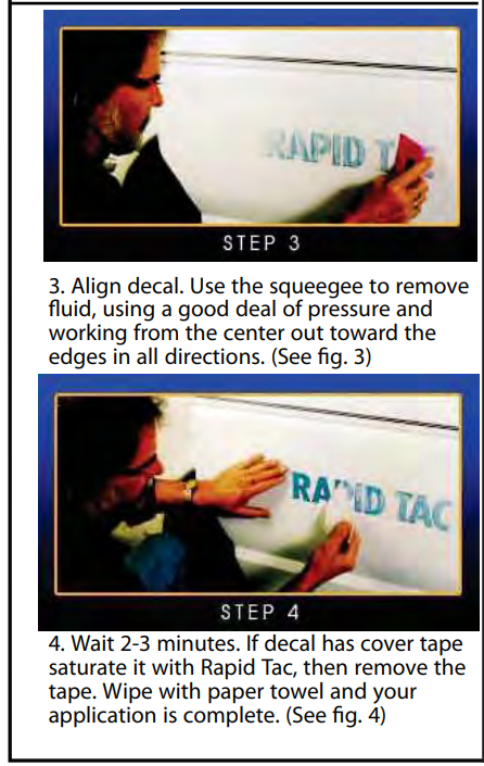 rapid tac directions 2 1 - Rapid Tac Application Fluid 2