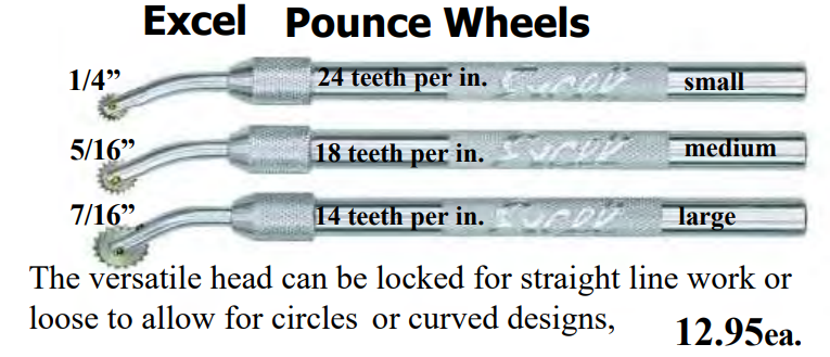 Pounce Wheels sept 2024 1 - Excel Pounce Wheels